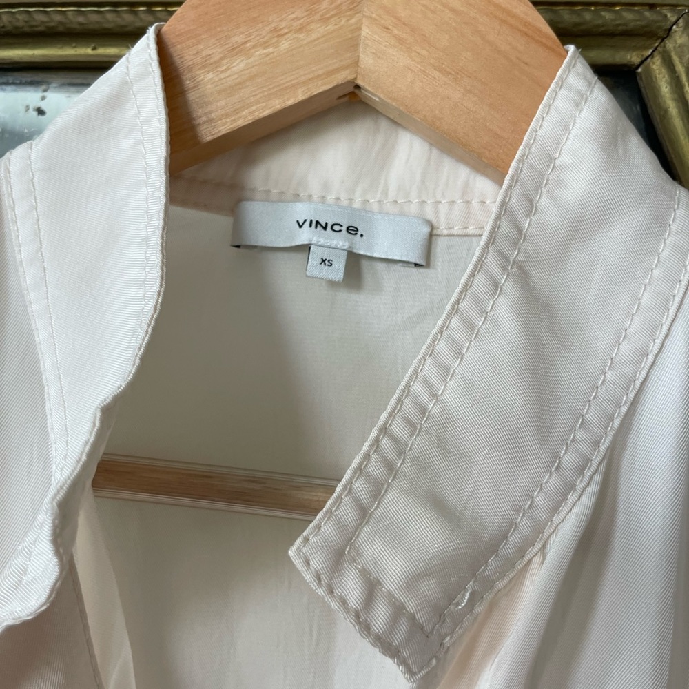 Vince shirt dress with mother of pearl buttons - Picture 5 of 14